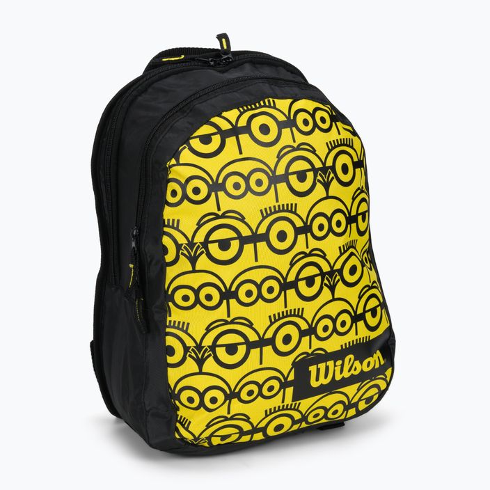 Wilson Minions JR children's tennis backpack black and yellow WR8014001