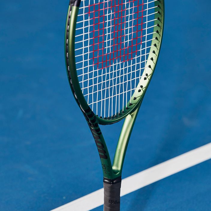 Wilson Blade 25 V8.0 children's tennis racket black-green WR079310U 8