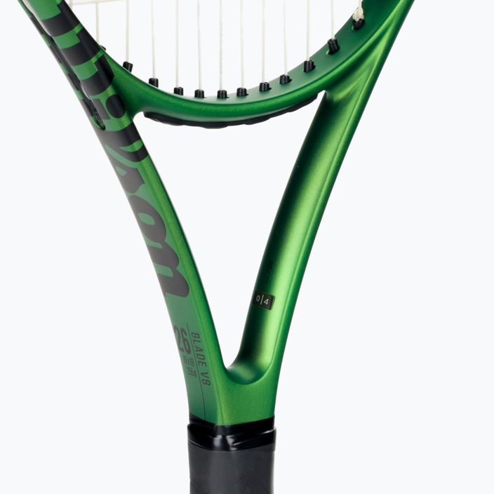 Wilson Blade 26 V8.0 children's tennis racket black-green WR079210U 5