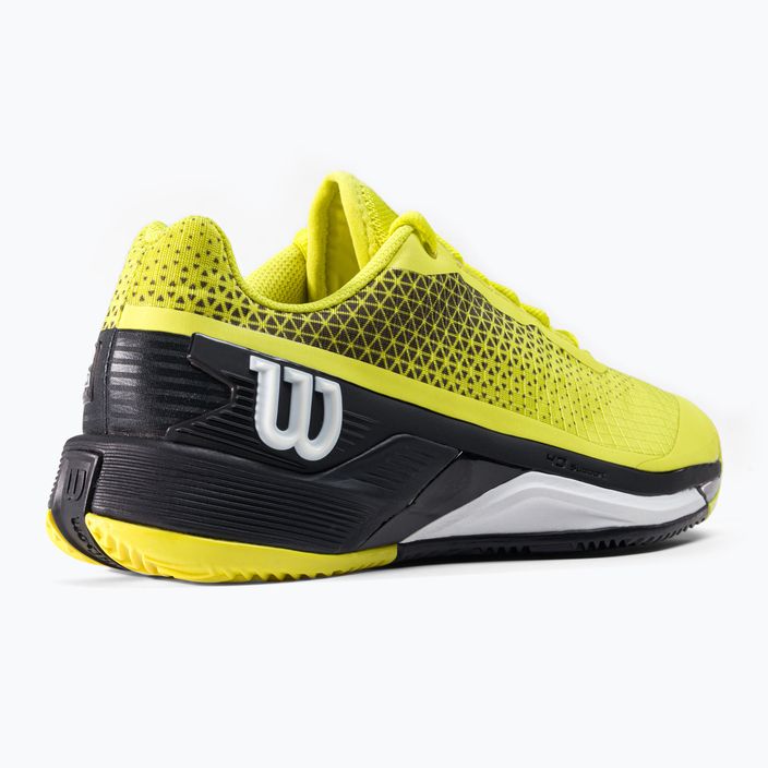 Wilson Rush Pro 4.0 Clay men's tennis shoes black and yellow WRS329450 7