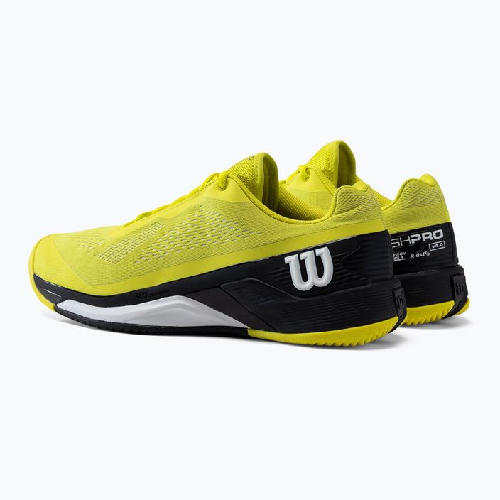 Men's tennis shoes Wilson Rush Pro 4.0 yellow WRS328610 3