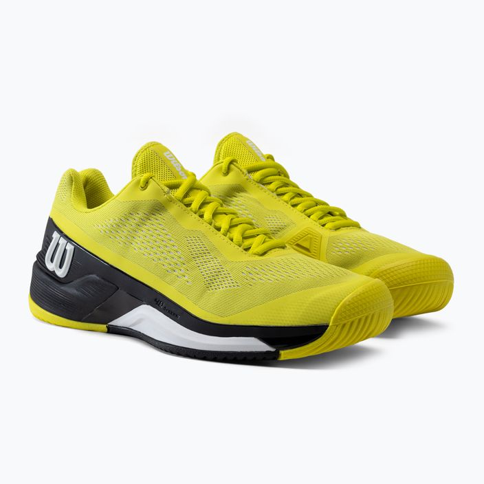 Men's tennis shoes Wilson Rush Pro 4.0 yellow WRS328610 5