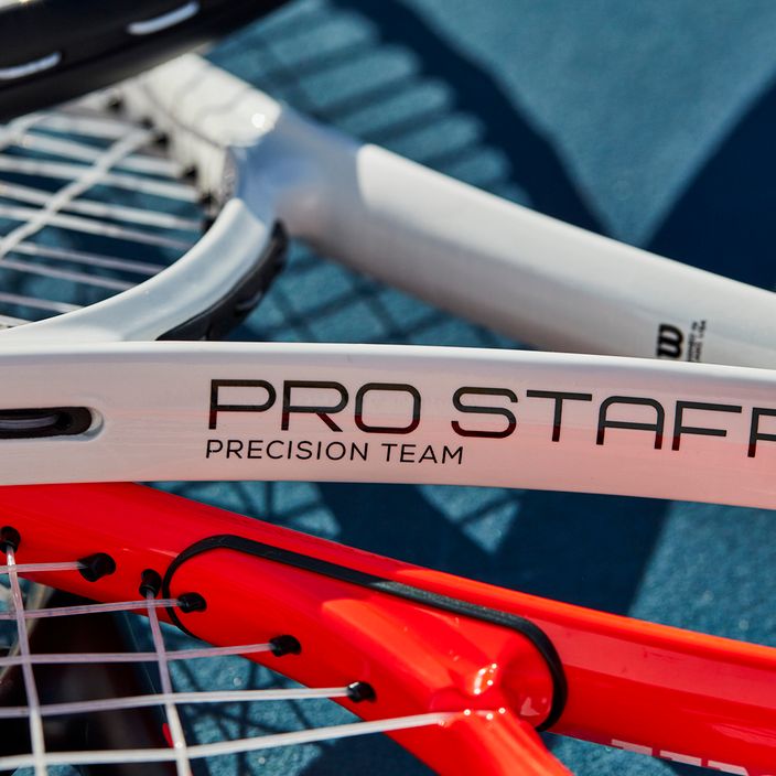 Wilson Pro Staff Precision Team 103 tennis racket red and white WR080510U 10