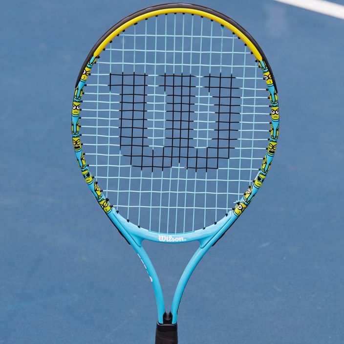 Children's tennis racket Wilson Minions 2.0 Jr 23 blue/yellow WR097210H 7