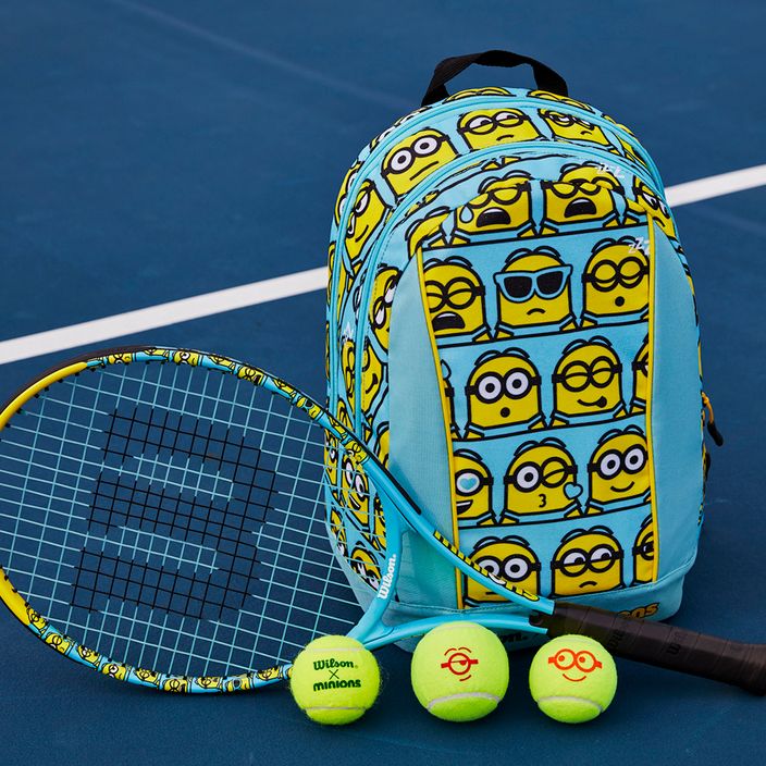 Wilson Minions 2.0 Jr 25 children's tennis racket blue/yellow WR097310H 8