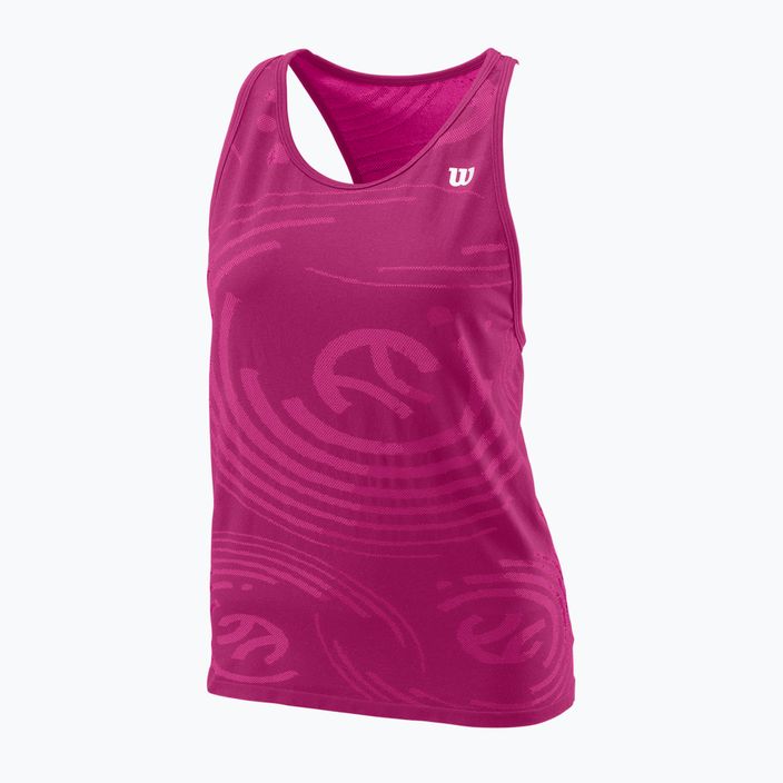Women's tennis shirt Wilson PWR SMLS Tank pink WRA809702