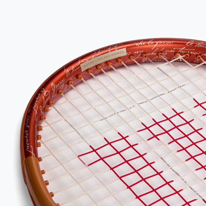 Wilson Roland Garros Team 102 tennis racket red and white WR085810U 6