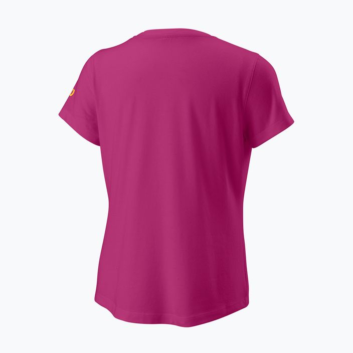 Wilson Emoti-Fun Tech Tee children's tennis shirt pink WRA807902 6