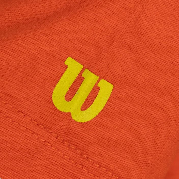 Children's tennis shirt Wilson Emoti-Fun Tech Tee orange WRA807403 4
