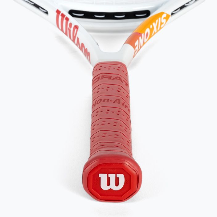 Wilson Six One tennis racket red and white WR125010 3