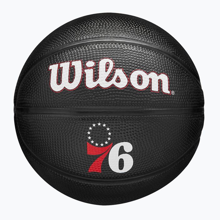 Wilson NBA Team Tribute Mini Philadelphia 76Ers basketball WZ4017611XB3 size 3 2