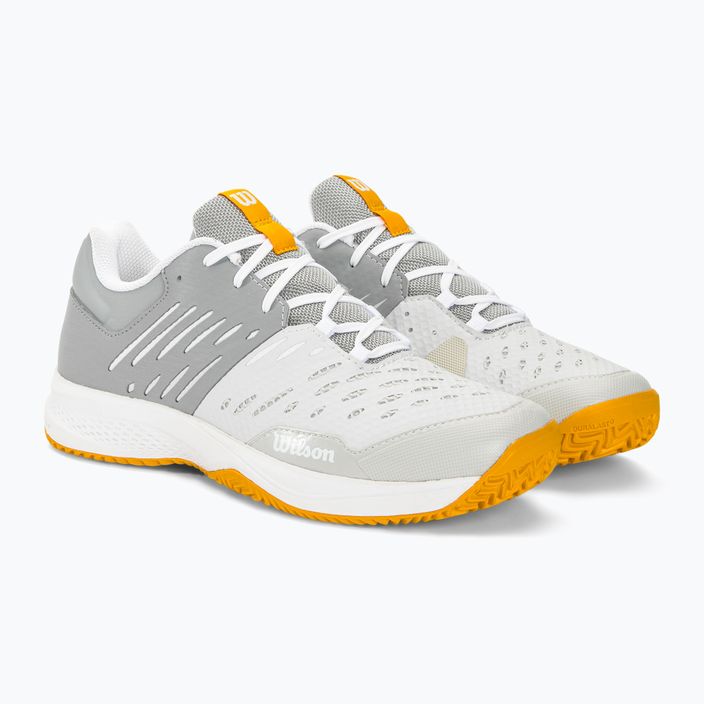 Men's tennis shoes Wilson Kaos Comp 3.0 lunarrock/griffin/oldgold 4