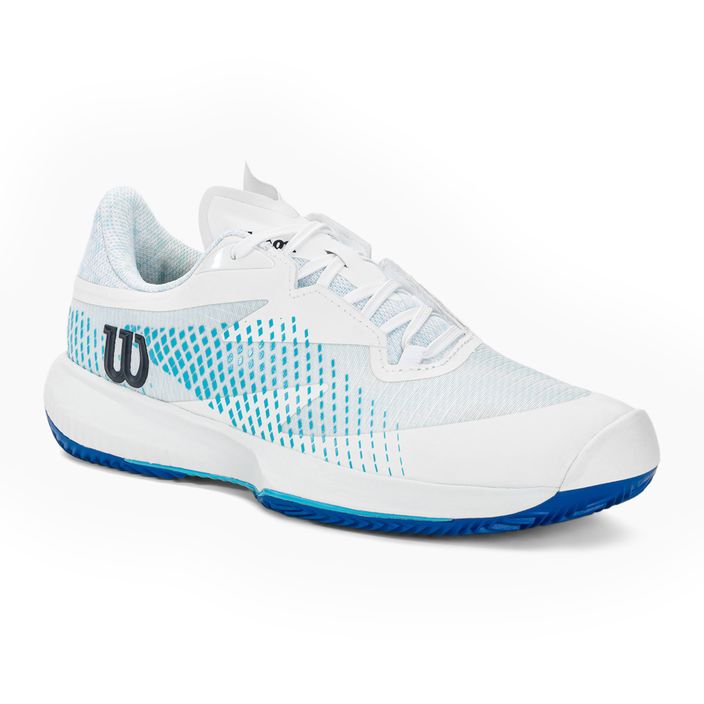 Men's tennis shoes Wilson Kaos Swift 1.5 Clay white/blue atoll/lapis blue 7
