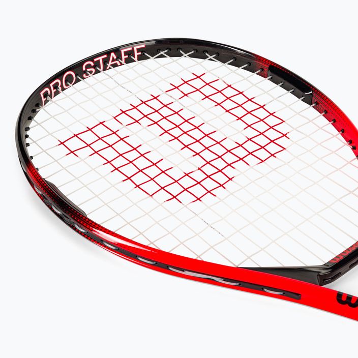 Wilson Pro Staff Precision 25 red/black children's tennis racket WR117910H 5