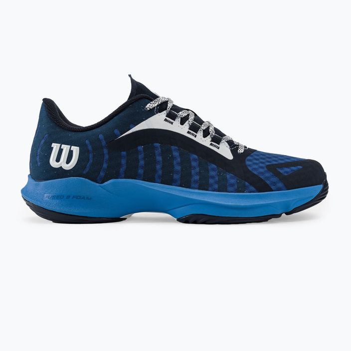 Men's padel shoes Wilson Hurakn Pro navy blaze/deja vu blue/french blue 2