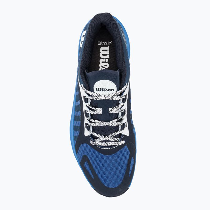Men's padel shoes Wilson Hurakn Pro navy blaze/deja vu blue/french blue 5