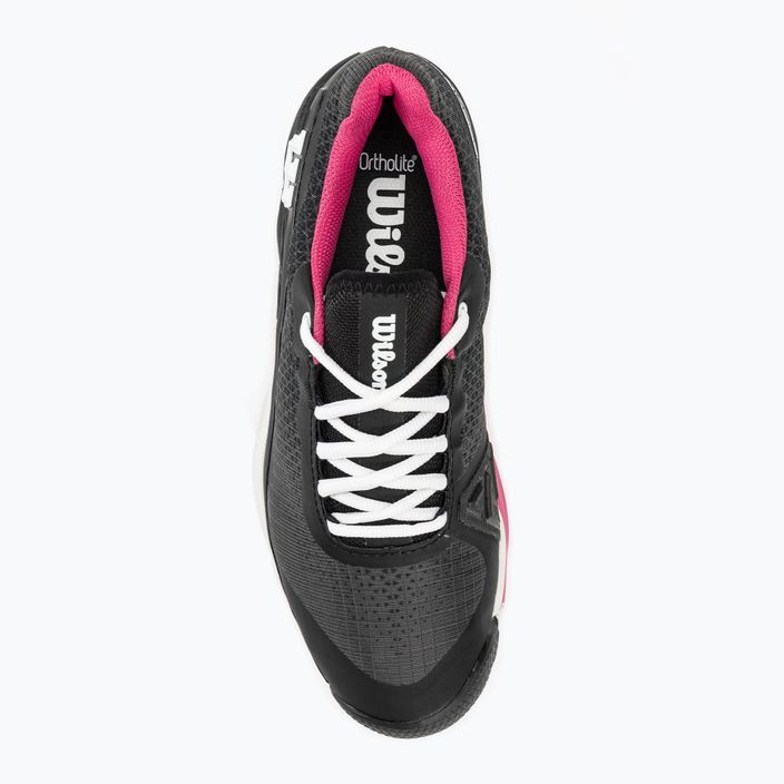 Women's tennis shoes Wilson Rush Pro 4.0 Clay black/hot pink/white 5
