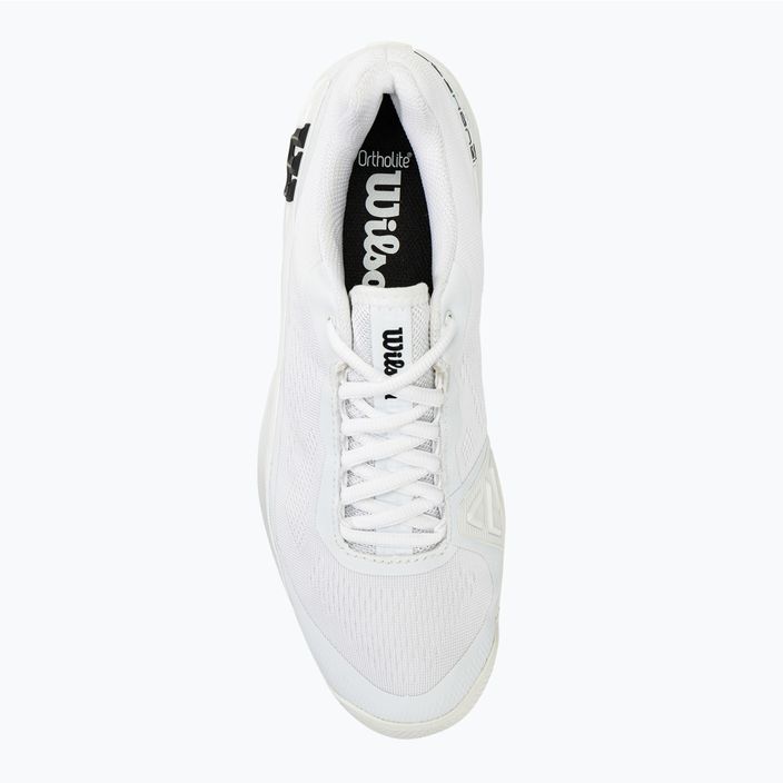 Men's tennis shoes Wilson Rush Pro 4.0 white/white/black 5