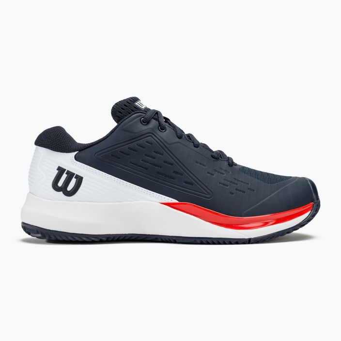 Wilson Rush Pro Ace Clay men's tennis shoes navy blazer/white/infrared 2