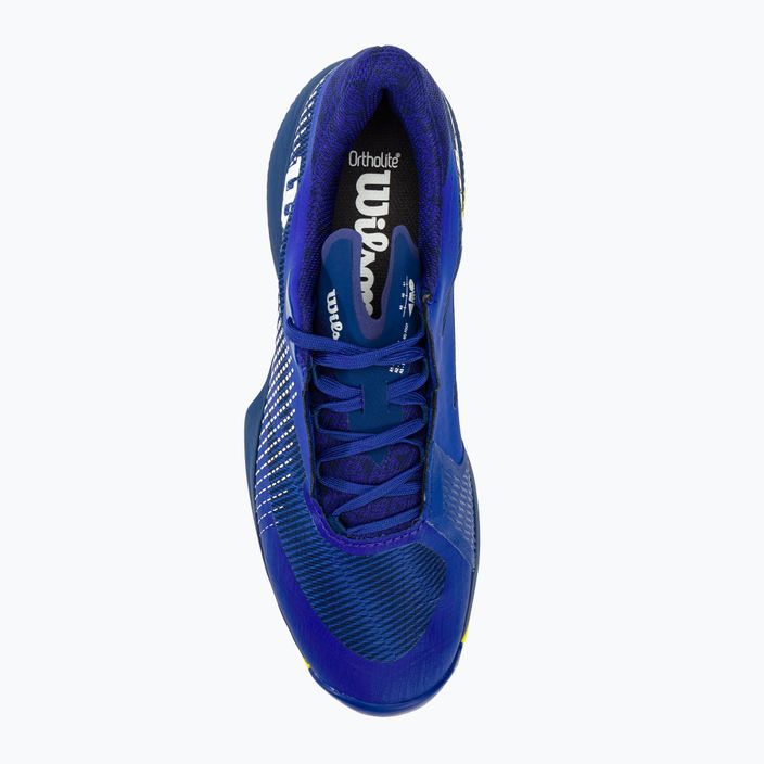 Men's tennis shoes Wilson Kaos Swift 1.5 Clay bluing/sulphur spring/blue print 5