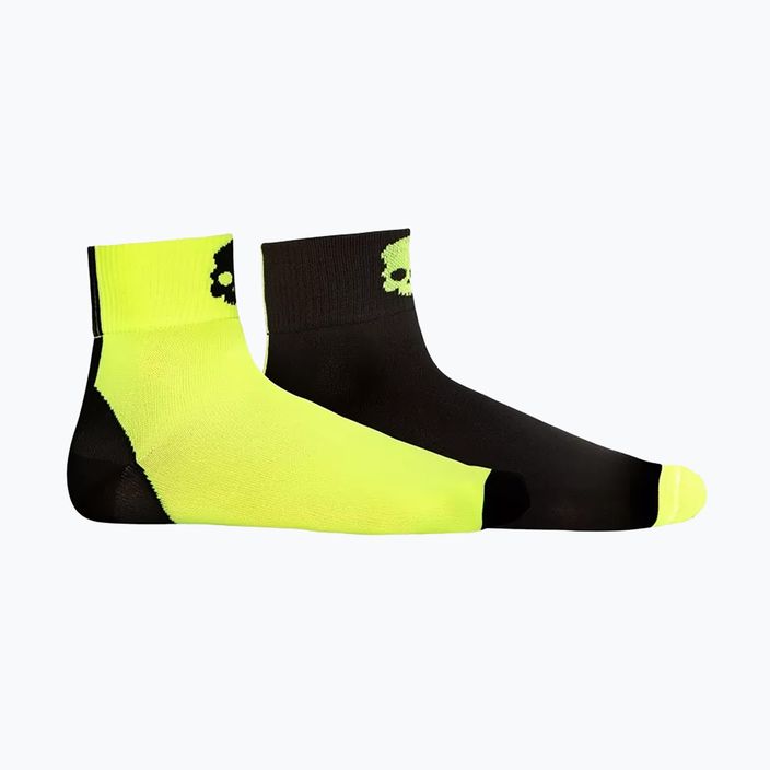 Men's tennis socks HYDROGEN Box Performance 2 pairs black/yellow R03800D56 8
