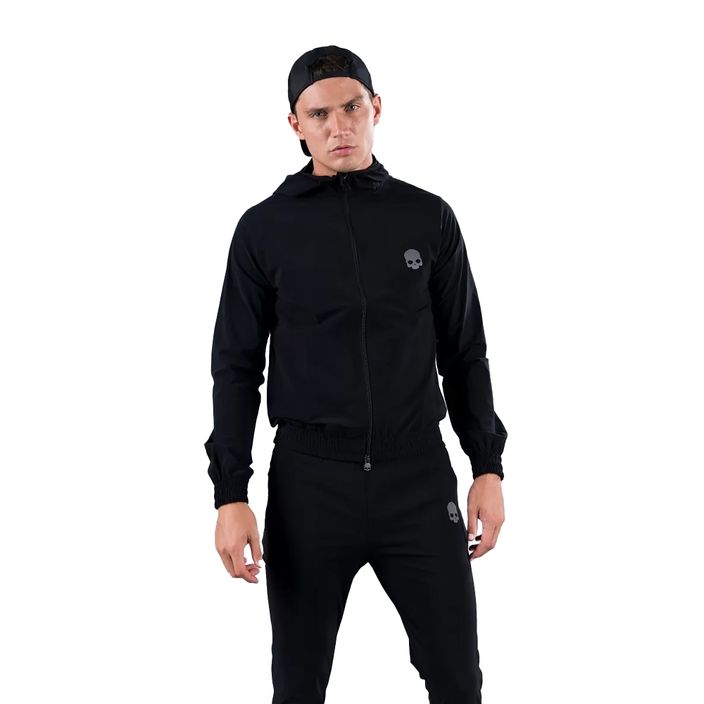 Men's tennis sweatshirt HYDROGEN FZ black TC0003007 4