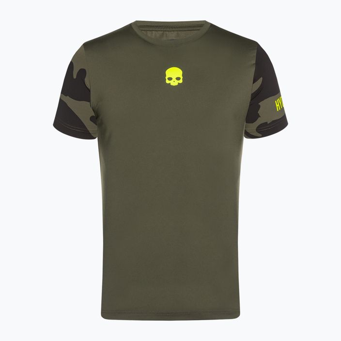 Men's tennis shirt HYDROGEN Camo Tech green T00514397 4