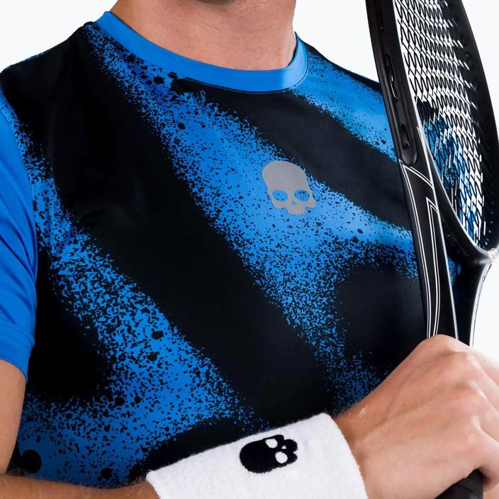 Men's tennis shirt HYDROGEN Spray Tech blue T00502014 5