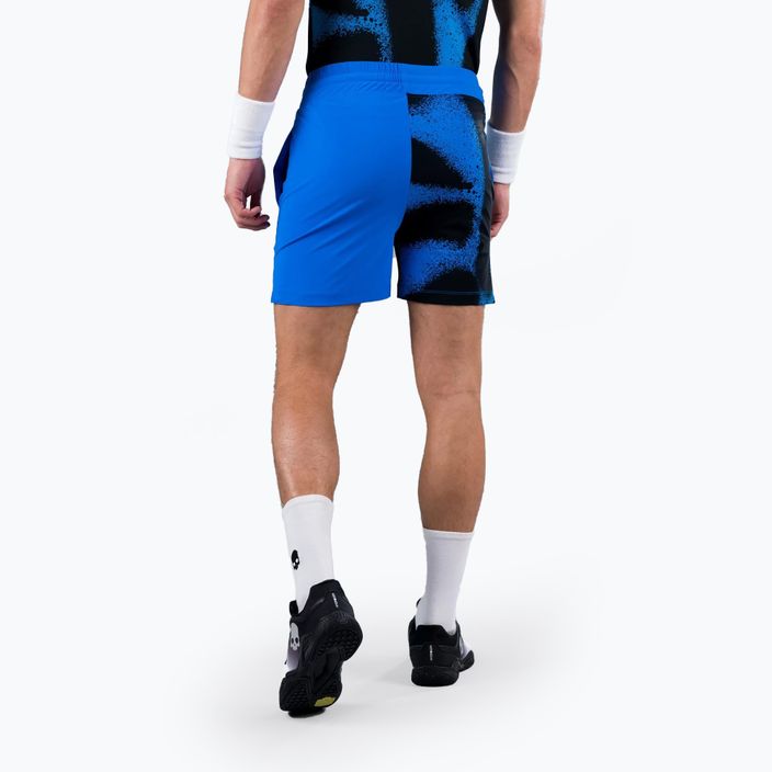 Men's tennis shorts HYDROGEN Spray Tech blue T00510014 3