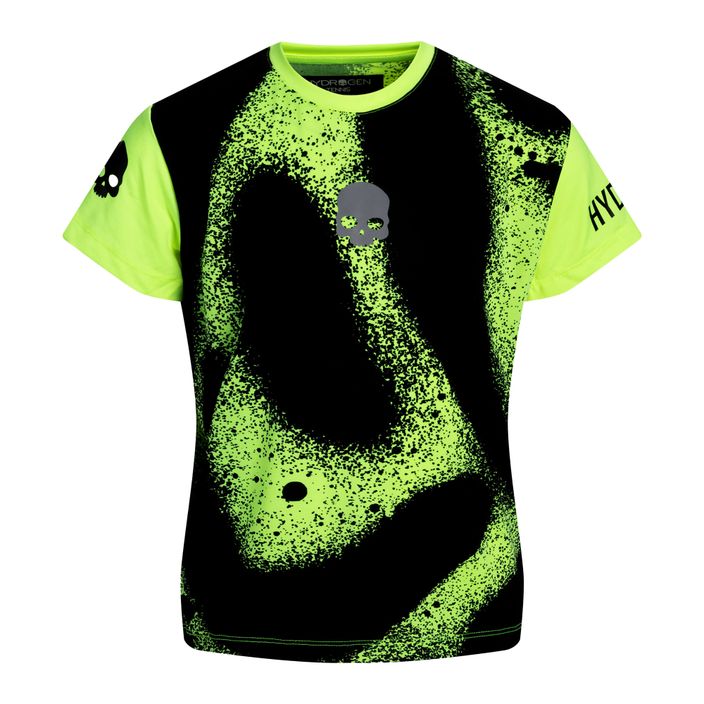 Children's tennis shirt HYDROGEN Spray Tech yellow TK0502724