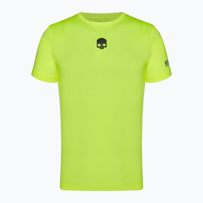 Men's HYDROGEN Basic Tech Tee fluorescent yellow tennis shirt 4
