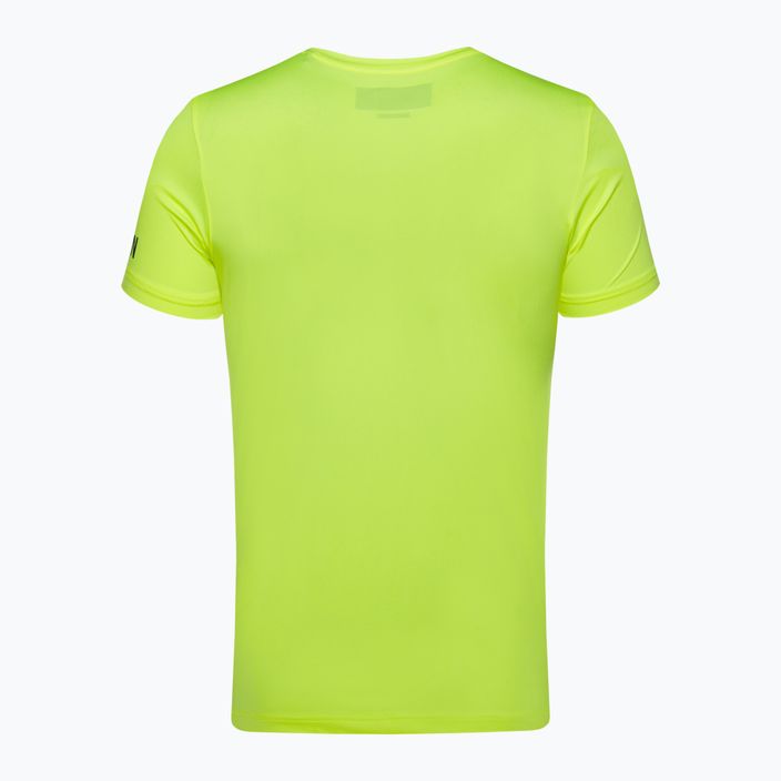 Men's HYDROGEN Basic Tech Tee fluorescent yellow tennis shirt 5
