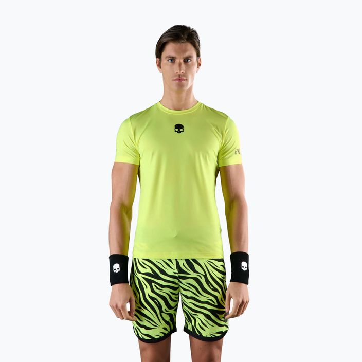 Men's HYDROGEN Basic Tech Tee fluorescent yellow tennis shirt