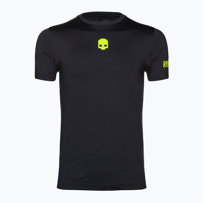Men's HYDROGEN Panther Tech Tee black/yellow Tennis Shirt 5