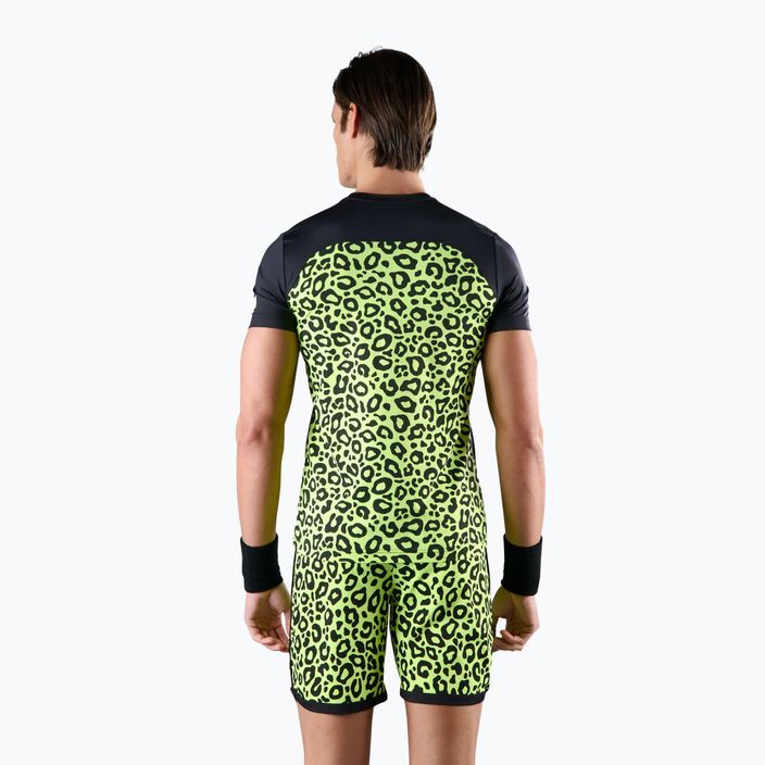Men's HYDROGEN Panther Tech Tee black/yellow Tennis Shirt 2