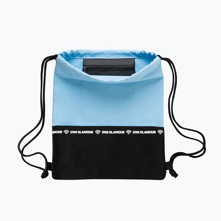 Women's sports bag Gym Glamour Gym bag blue and black 278 3