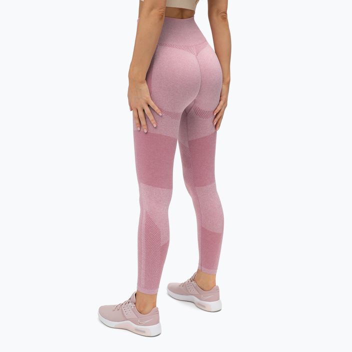 Women's training leggings Gym Glamour Pink Fusion 332 3