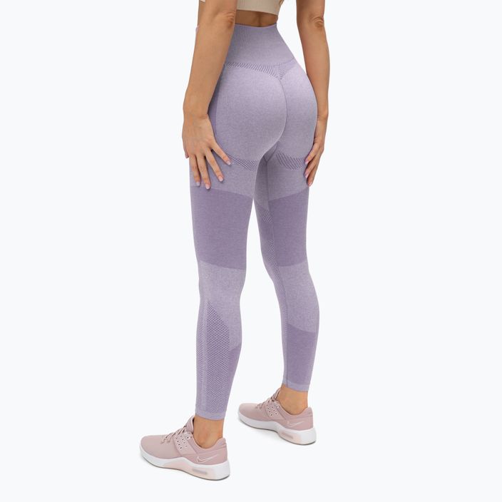 Women's training leggings Gym Glamour Lavender Fusion 335 3