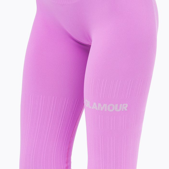 Women's training leggings Gym Glamour Push Up Pink 368 4