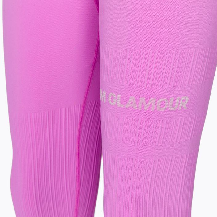 Women's training leggings Gym Glamour Push Up Pink 368 8