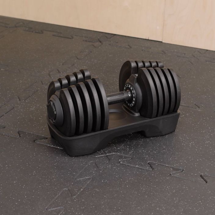 TREXO adjustable dumbbell TXO-B4W001 40 kg black 7