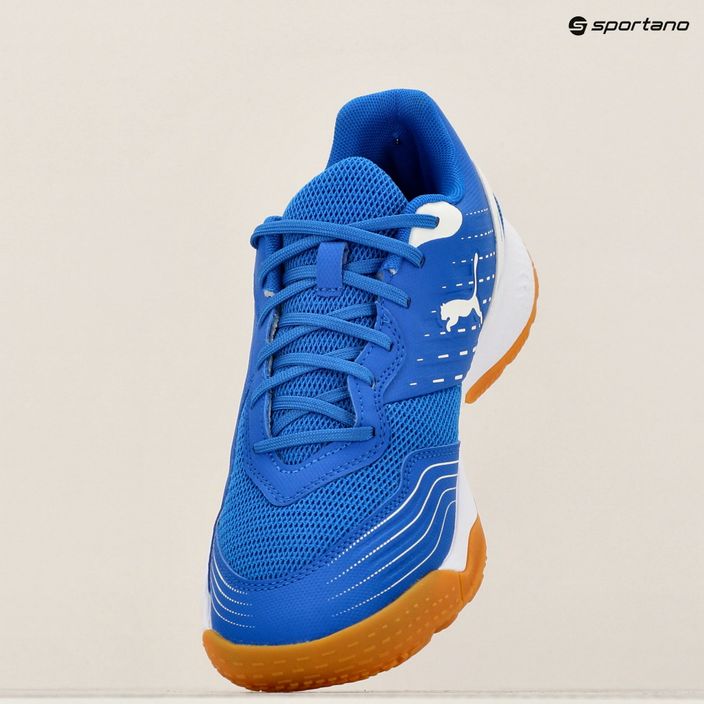 PUMA Solarflash III puma team royal/puma white indoor sports shoe 8