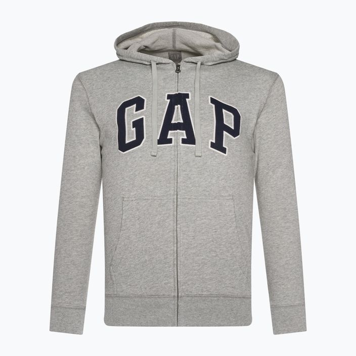 Men's GAP XLS FT Arch FZ HD sweatshirt b10 grey heather 2