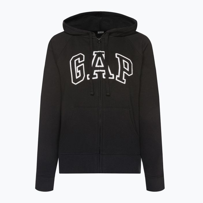 Women's GAP V-Gap Heritage FZ HD sweatshirt true black 2
