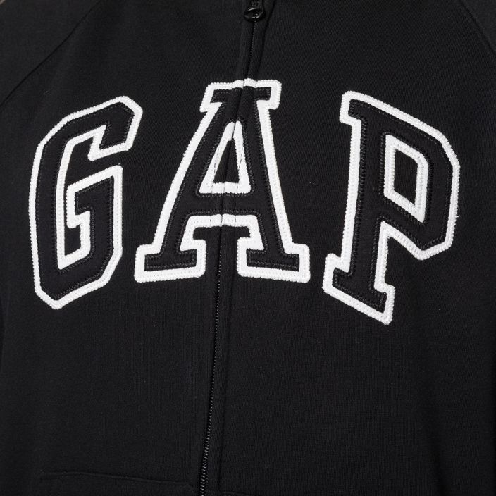 Women's GAP V-Gap Heritage FZ HD sweatshirt true black 4