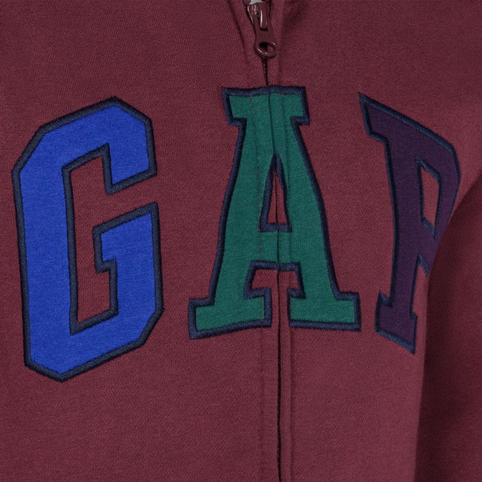 Children's sweatshirt GAP V-Fall Fash Logo FZ deep garnet red 3