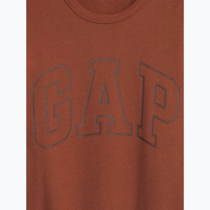 Men's GAP Logo Crewneck sweatshirt burnt russet 4