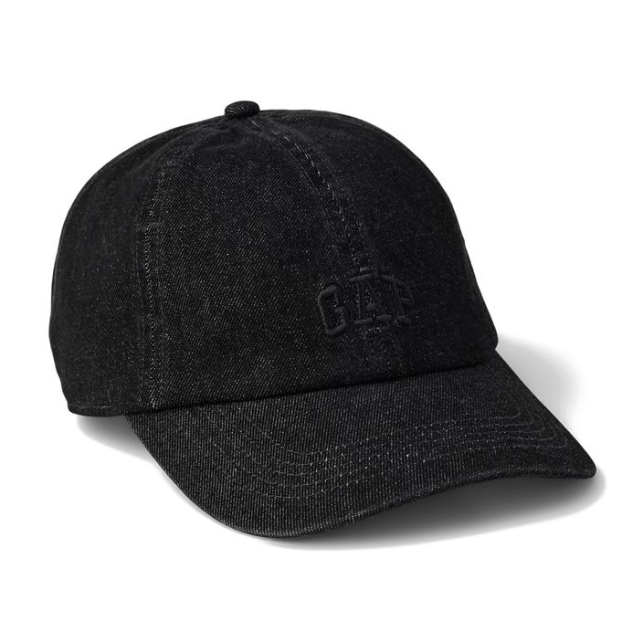 Men's GAP Logo BBH baseball cap black denim 2