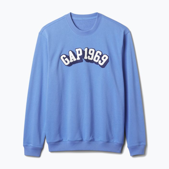 Men's GAP Logo 1969 Crewneck sweatshirt cabana blue 4