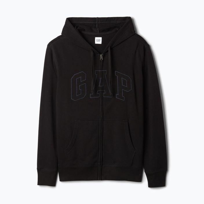 Men's GAP Heritage French Terry Fullzip Logo sweatshirt true black 5